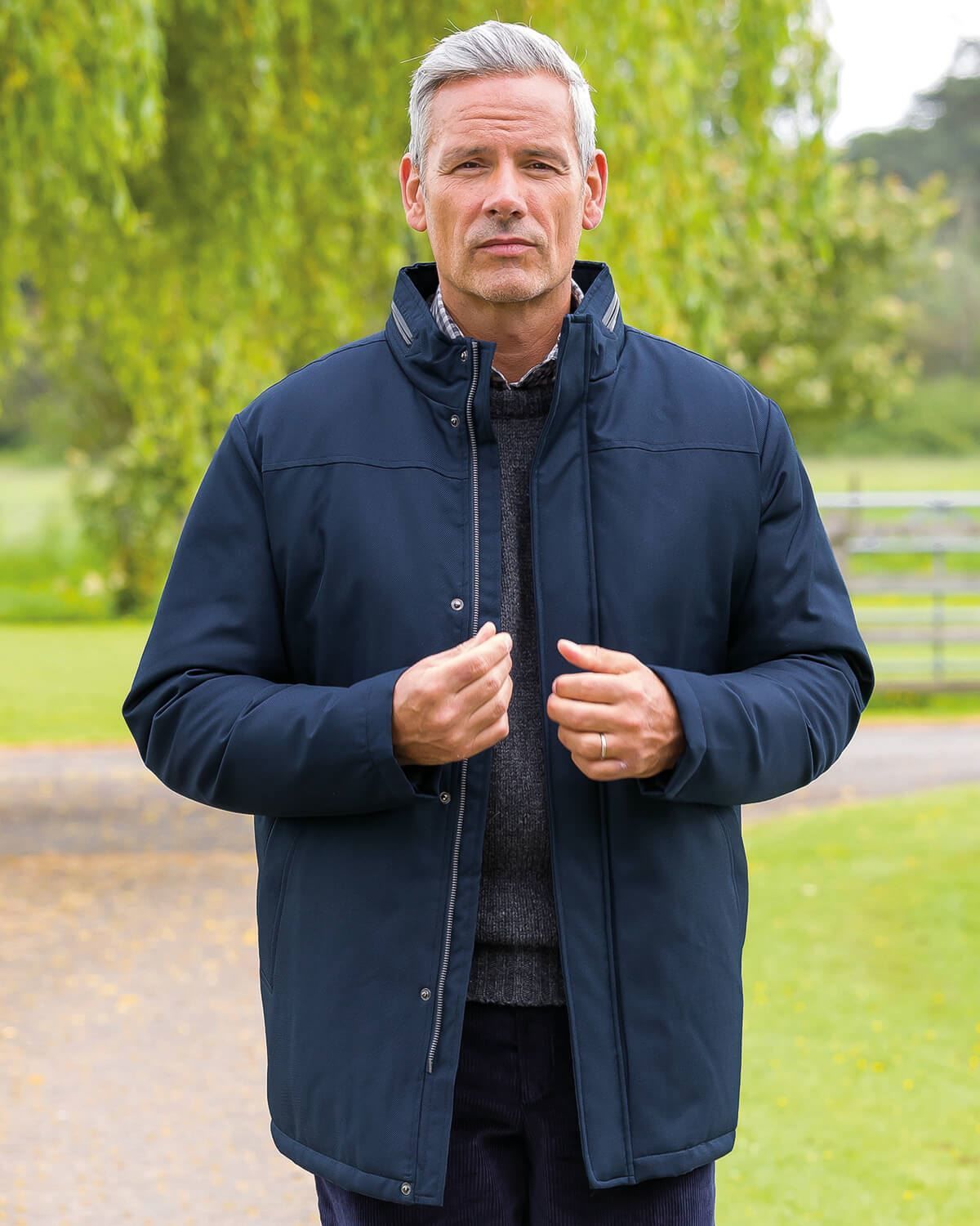 Blake Navy Showerproof Jacket